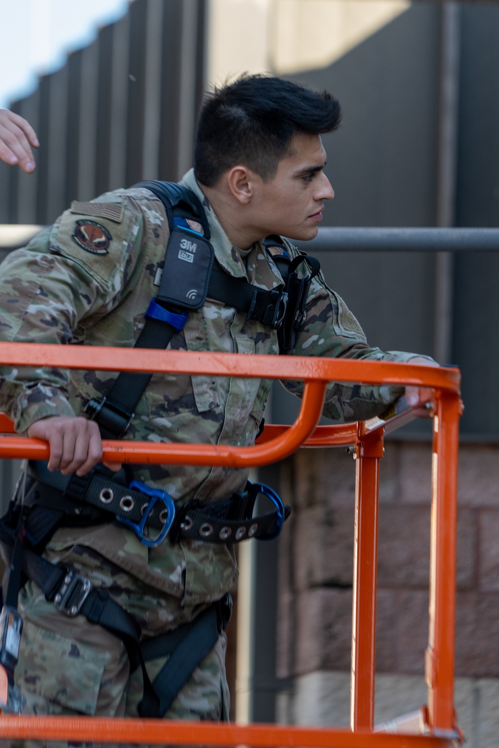 1 SOCES performs a fall protection exercise at Hurlburt Field