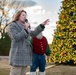 Arnold AFB team members gather for Christmas tree lighting