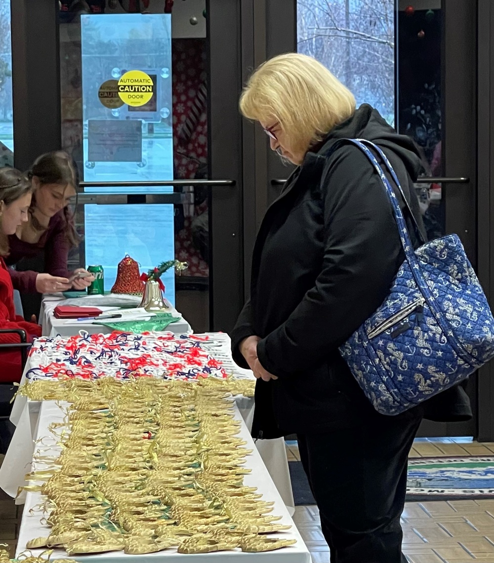 JBLM Christmas trees decorated in honor of fallen heroes