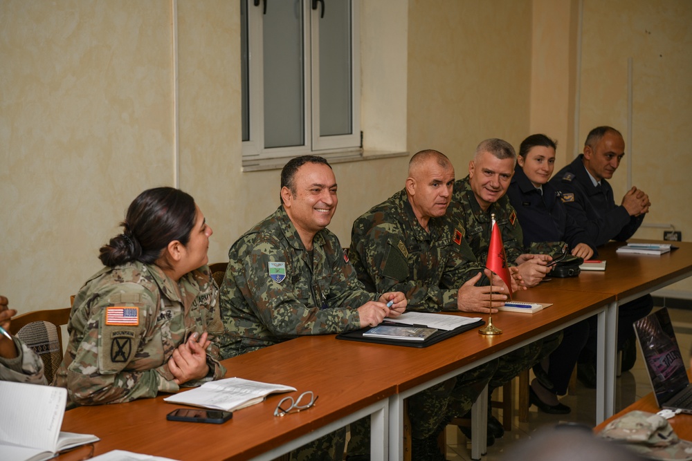 Albanian Armed Forces welcomes New Jersey Army and Air National Guard