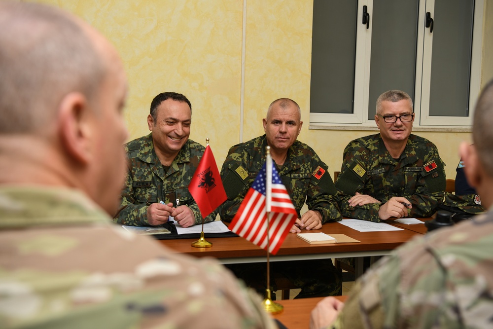 Albanian Armed Forces welcomes New Jersey Army and Air National Guard