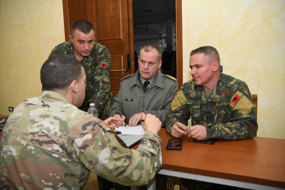 Albanian Armed Forces welcomes New Jersey Army and Air National Guard