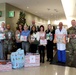 Army Reserve Soldiers participate in a toy drive for children at local hospital pediatric unit