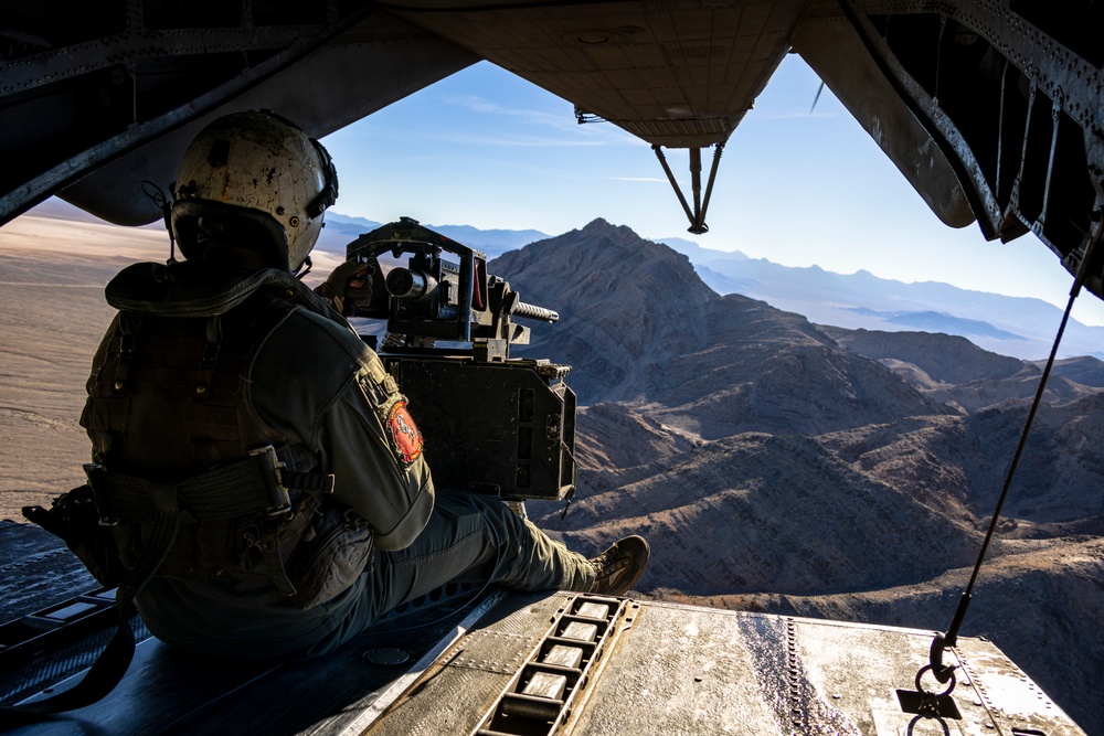 HMH-465 Live Fire and Evasive Maneuvers Exercise