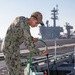 Sailors conduct daily routine operations
