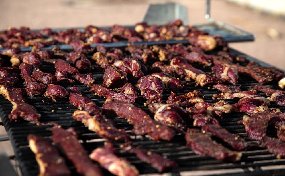Butcher's course goat jerky