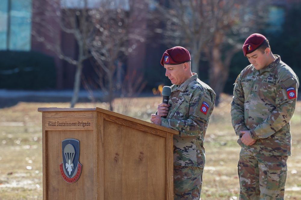 223rd Quartermaster Company Change of Command Ceremony