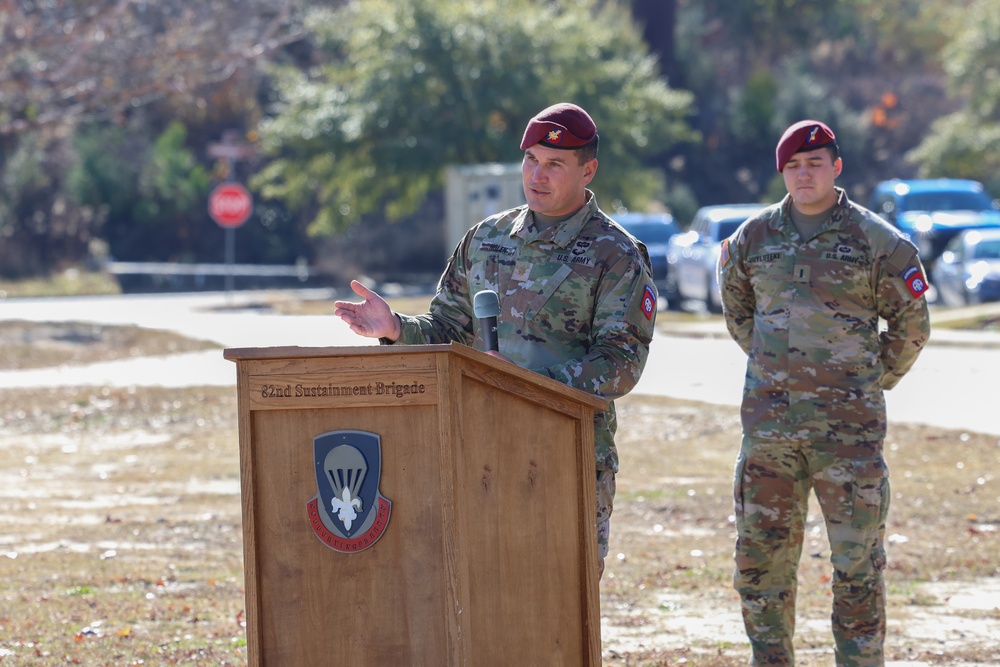 223rd Quartermaster Company Change of Command Ceremony