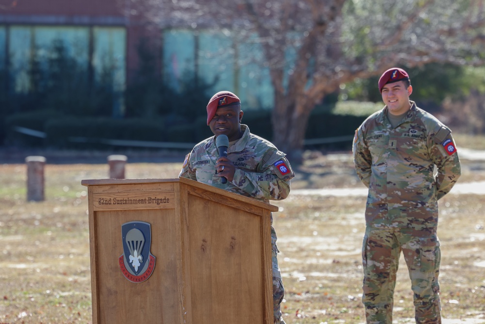 223rd Quartermaster Company Change of Command Ceremony