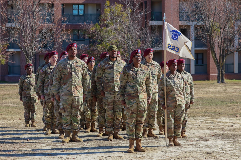 223rd Quartermaster Company Change of Command Ceremony