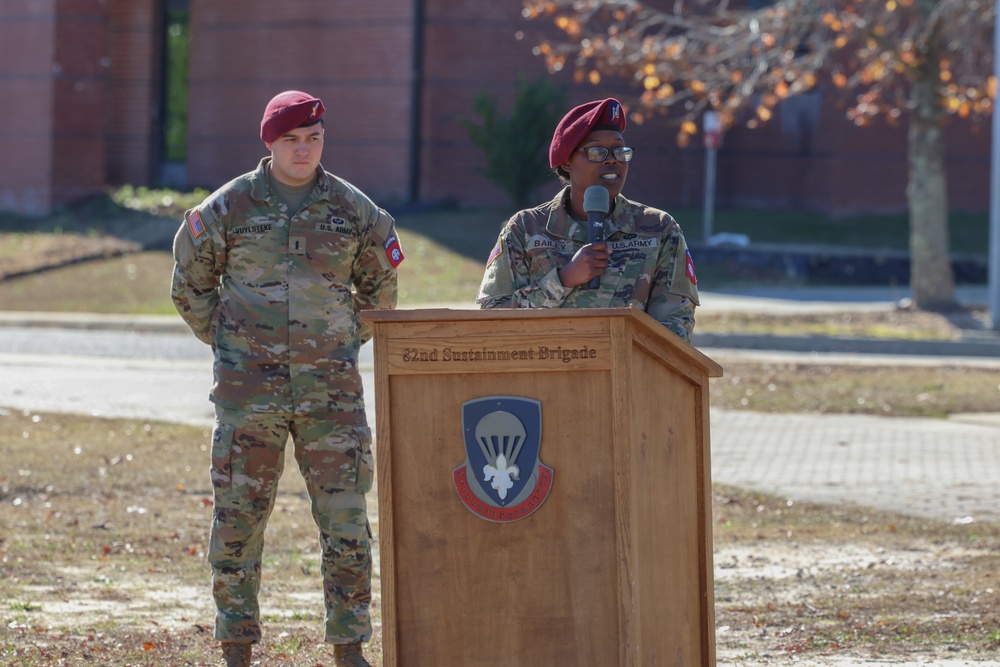 223rd Quartermaster Company Change of Command Ceremony