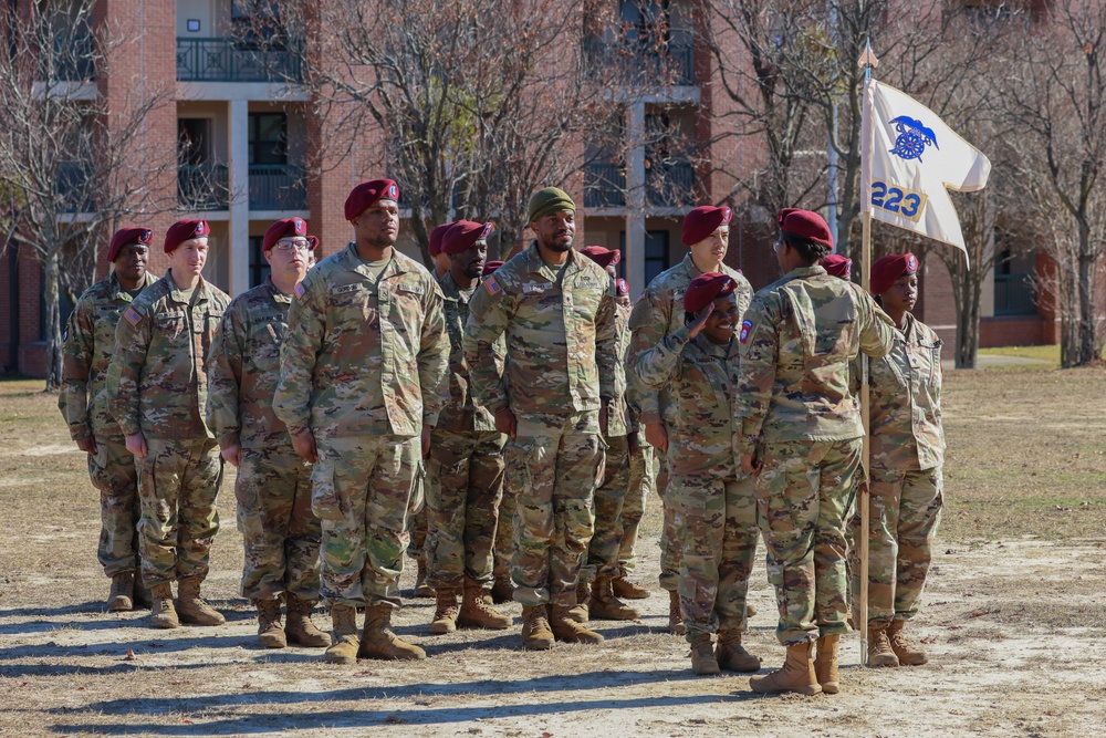 223rd Quartermaster Company Change of Command Ceremony