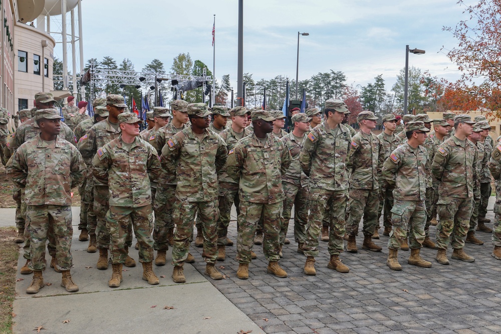 82nd Airborne Division Sustainment Brigade Beret Donning Ceremony