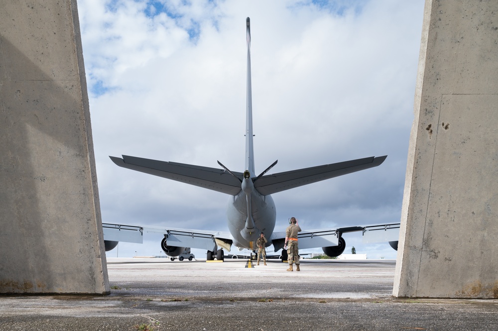 Tanker gas extends training time across the Pacific