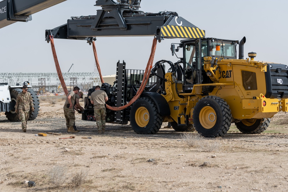 Aircraft arresting system relocation