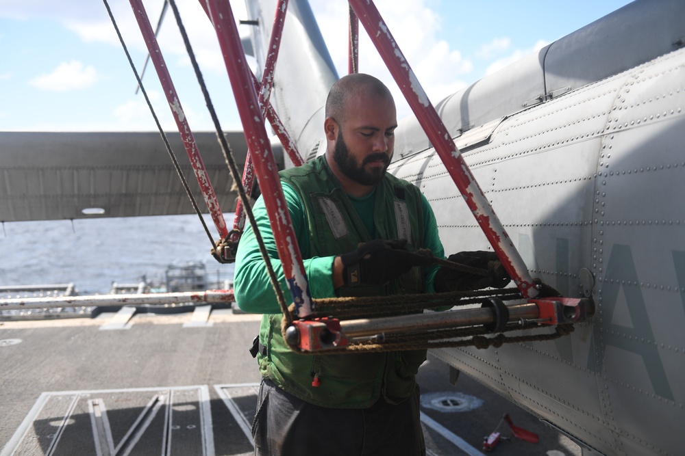 USS Princeton Aircraft Maintenance