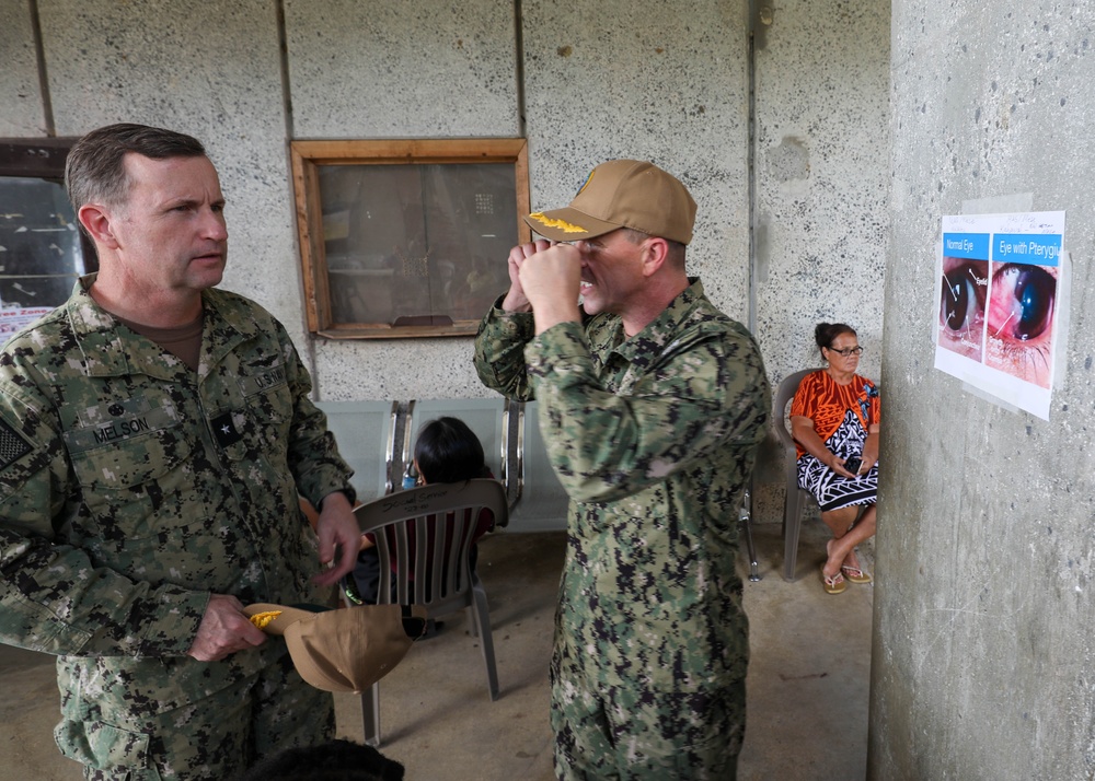 Pacific Partnership 2024-1:  Rear Adm. Melson visits Pohnpei State Hospital