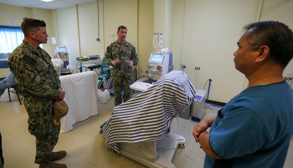 Pacific Partnership 2024-1:  Rear Adm. Melson visits Pohnpei State Hospital