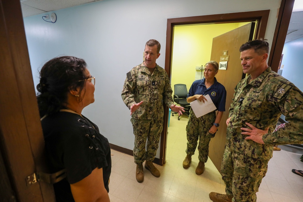 Pacific Partnership 2024-1:  Rear Adm. Melson visits Pohnpei State Hospital