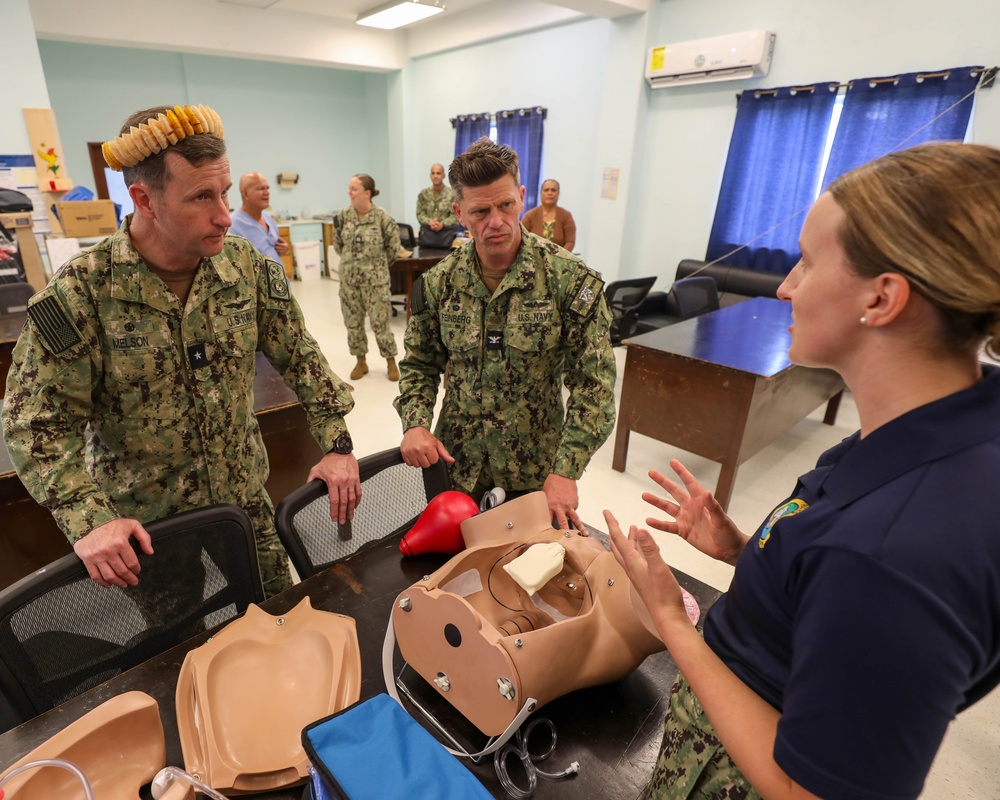 Pacific Partnership 2024-1:  Rear Adm. Melson visits Pohnpei State Hospital