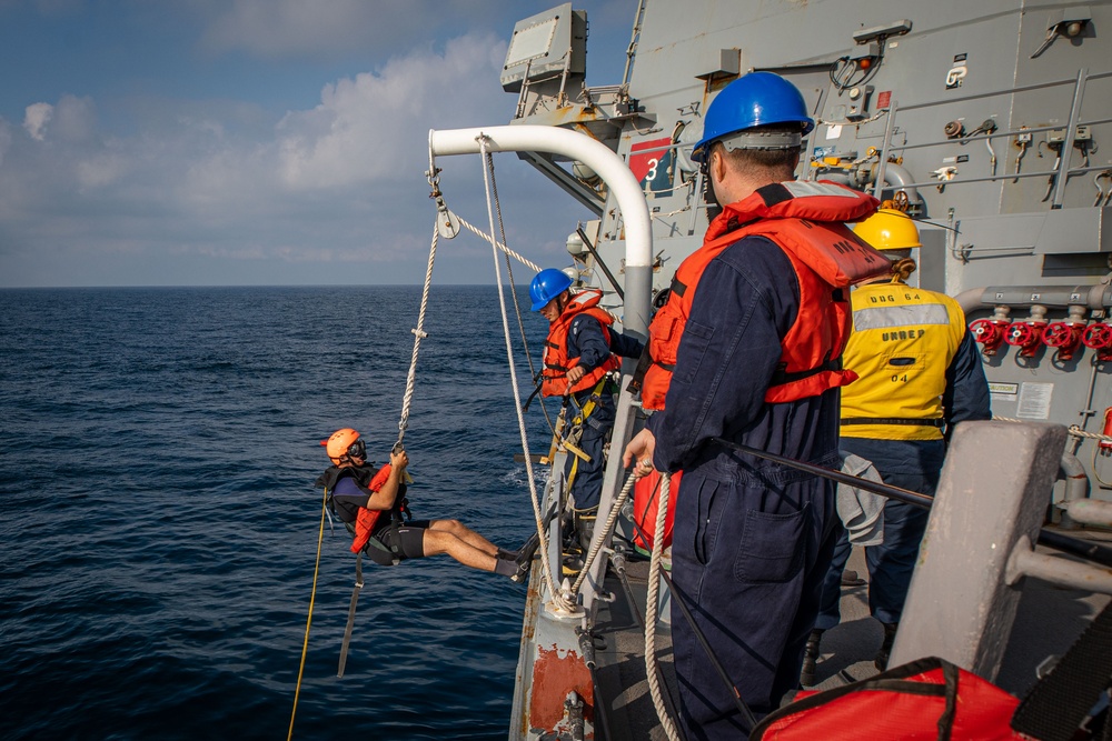 USS Carney (DDG 64) Conducts a General Quarters Drill