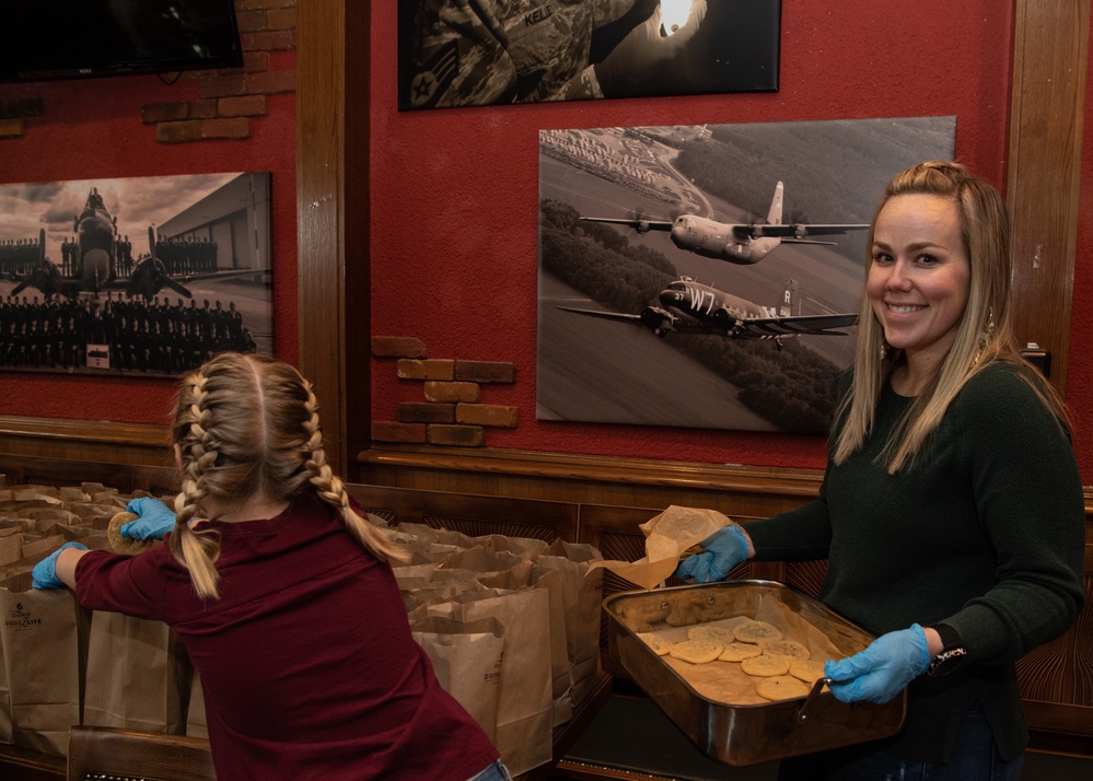 Sweet surprises: Christmas cookies delivered to RAB dorm Airmen