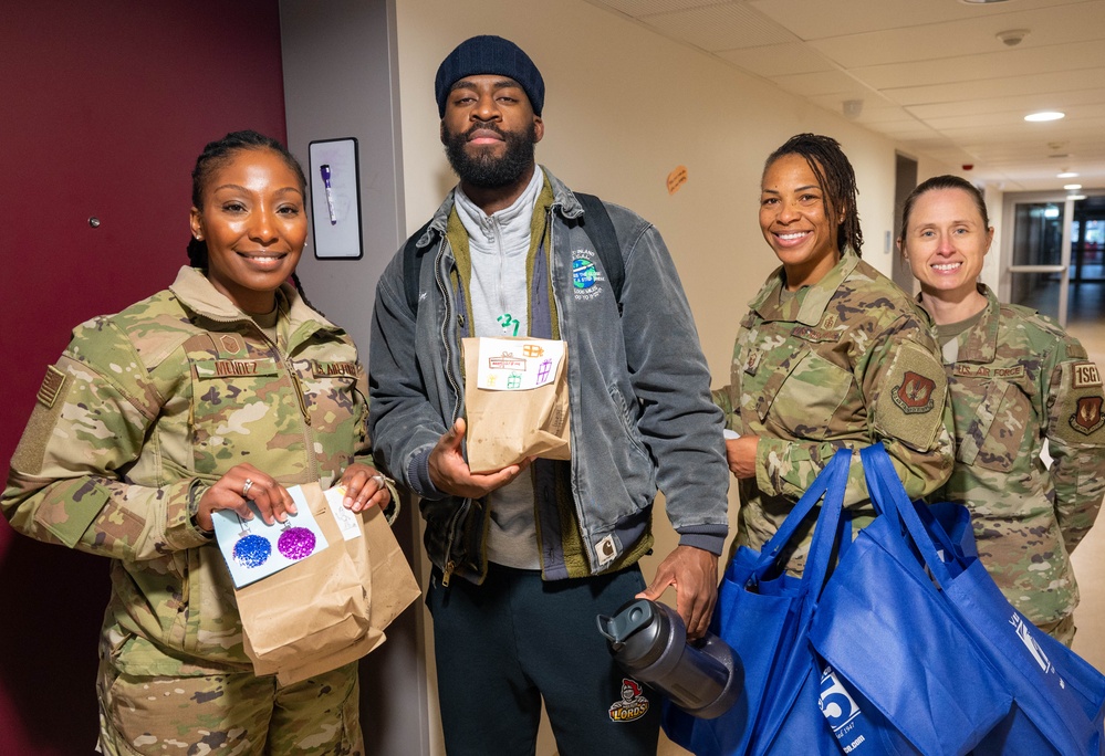 Sweet surprises: Christmas cookies delivered to RAB dorm Airmen