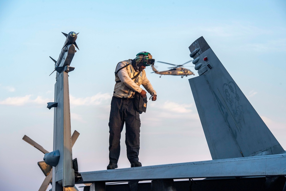 USS Dwight D. Eisenhower Conducts Routine Operations in the Arabian Gulf