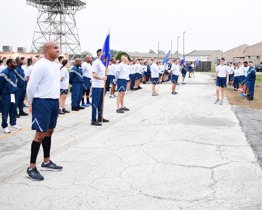 Stride into Unity: 147th Mission Support Group's 1 Mile Fun Run Triumphs