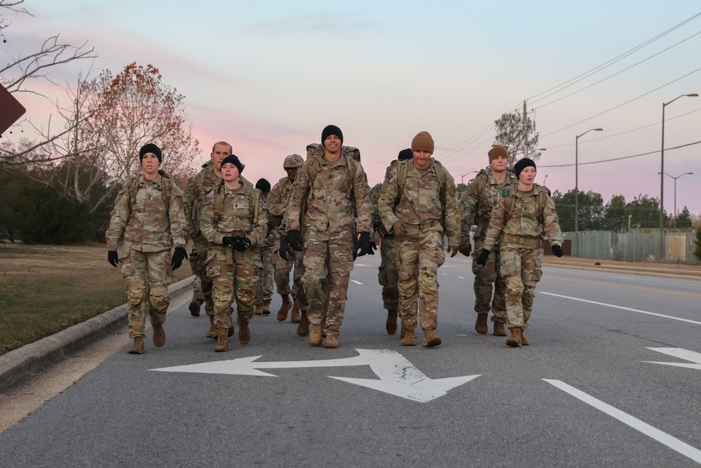 82nd ADSB Officers and Warrant Officers Conduct Tactical PT