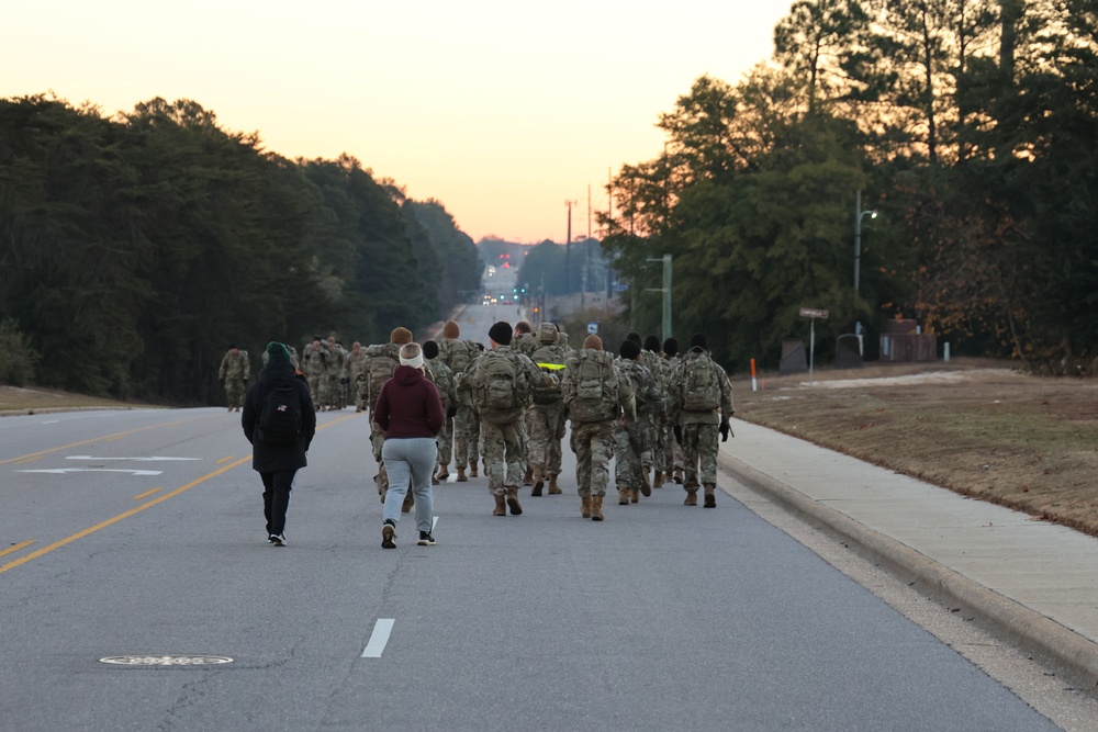 82nd ADSB Officers and Warrant Officers Conduct Tactical PT