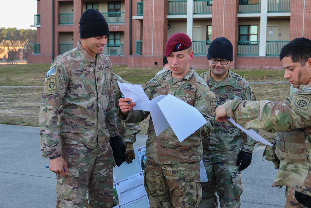 82nd ADSB Officers and Warrant Officers Conduct Tactical PT