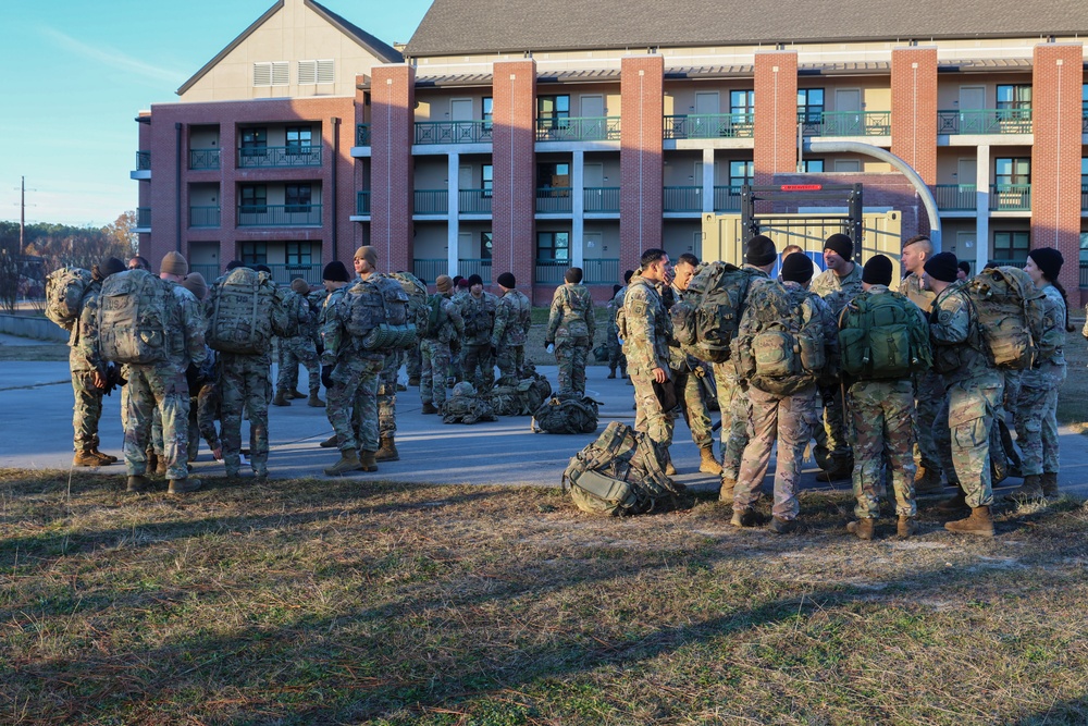 82nd ADSB Officers and Warrant Officers Conduct Tactical PT