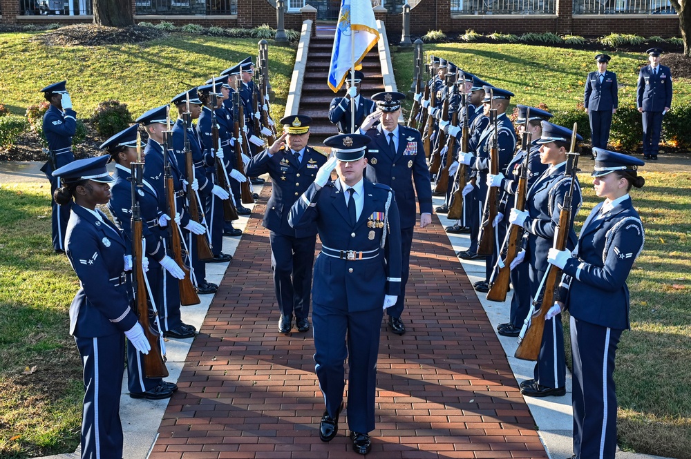 CSAF Allvin hosts Thai ACM Pattanakul arrival ceremony