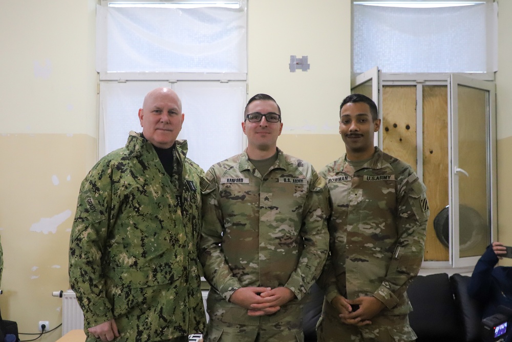 Sustainment Soldiers Participate in USO Holiday Tour