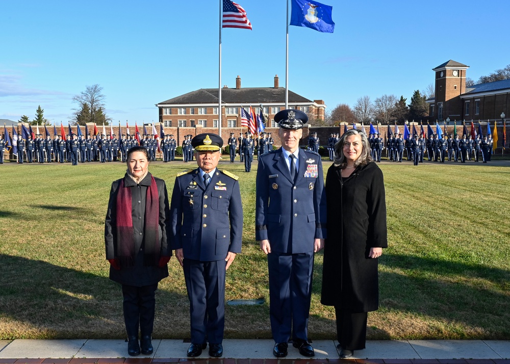 CSAF Allvin hosts Thai ACM Pattanakul arrival ceremony