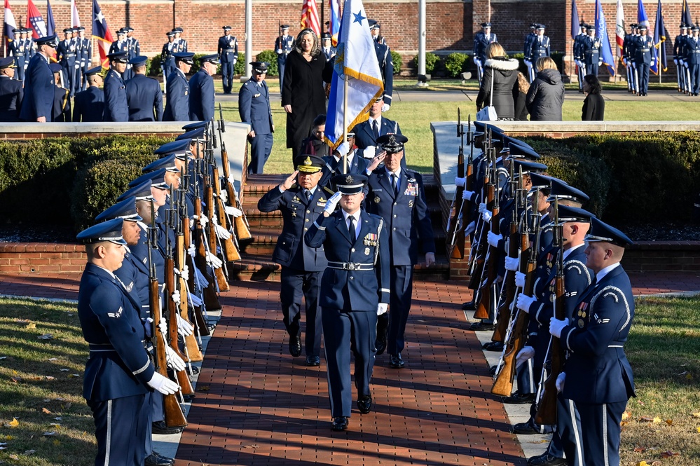 CSAF Allvin hosts Thai ACM Pattanakul arrival ceremony