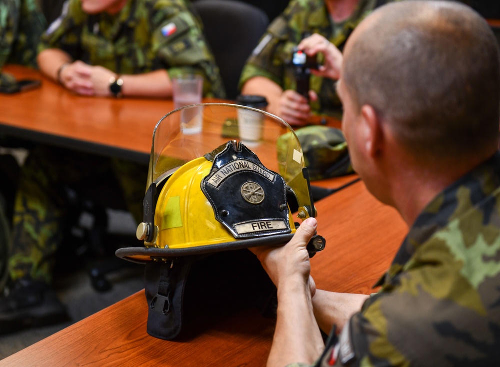 ANG Wing fire department trains with international partners