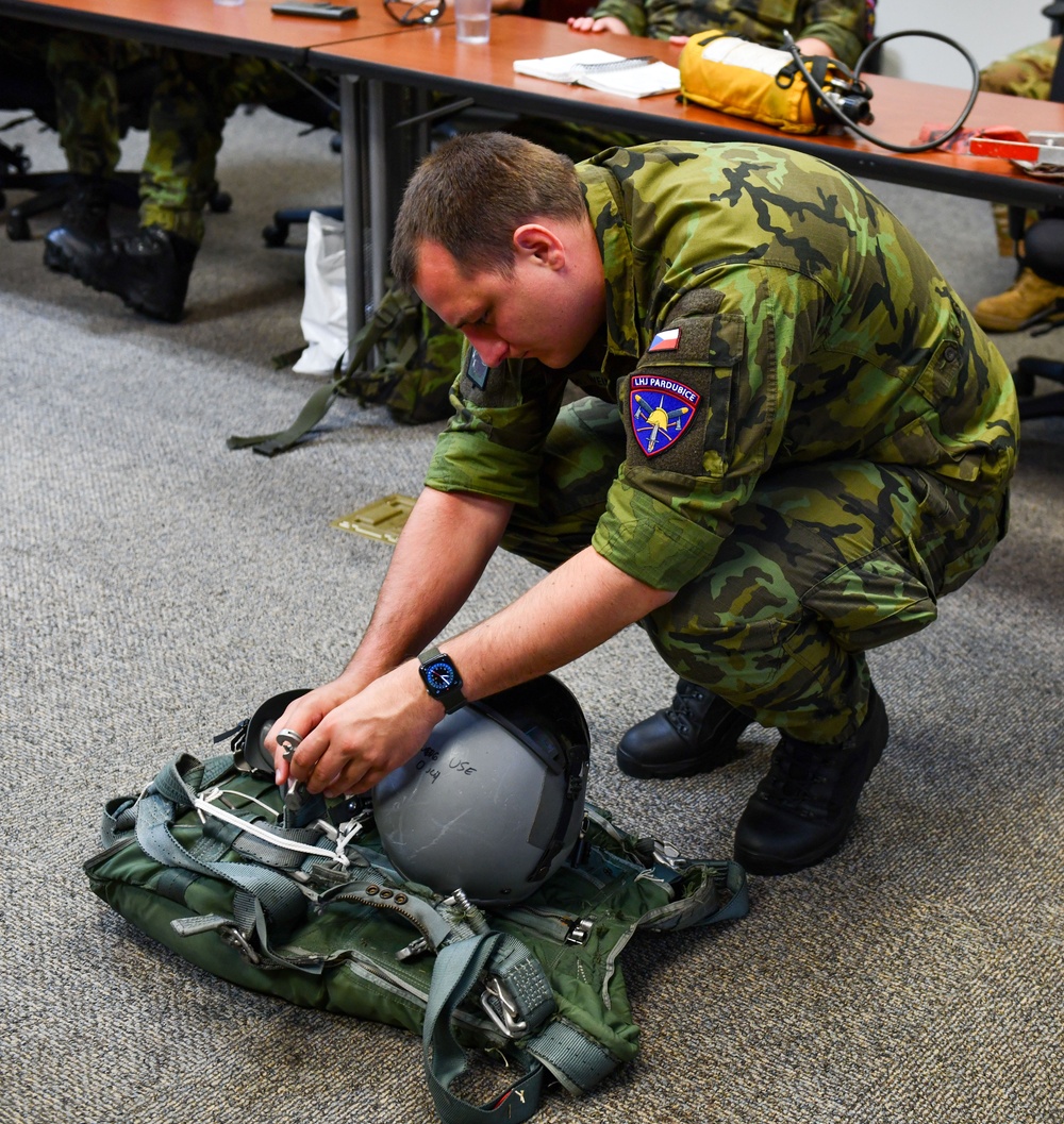 ANG Wing fire department trains with international partners