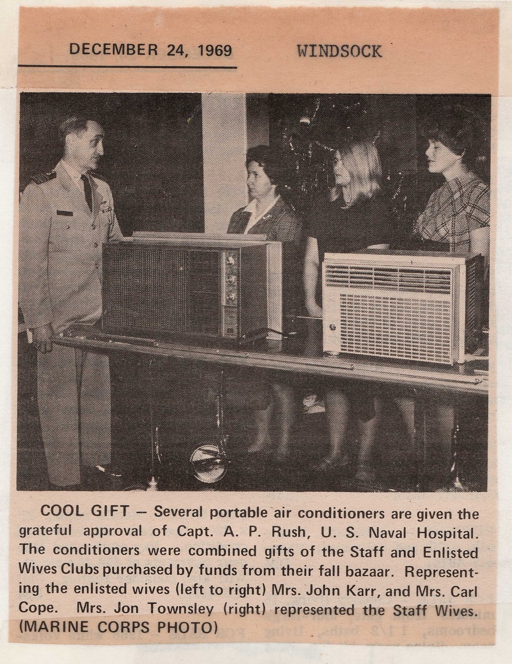 Christmas Aboard Naval Hospital Cherry Point
