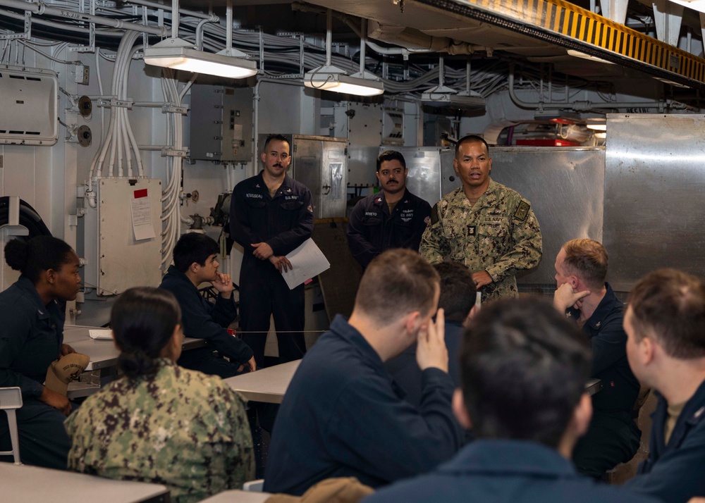 Daily Operations Aboard USS George H.W. Bush (CVN 77)