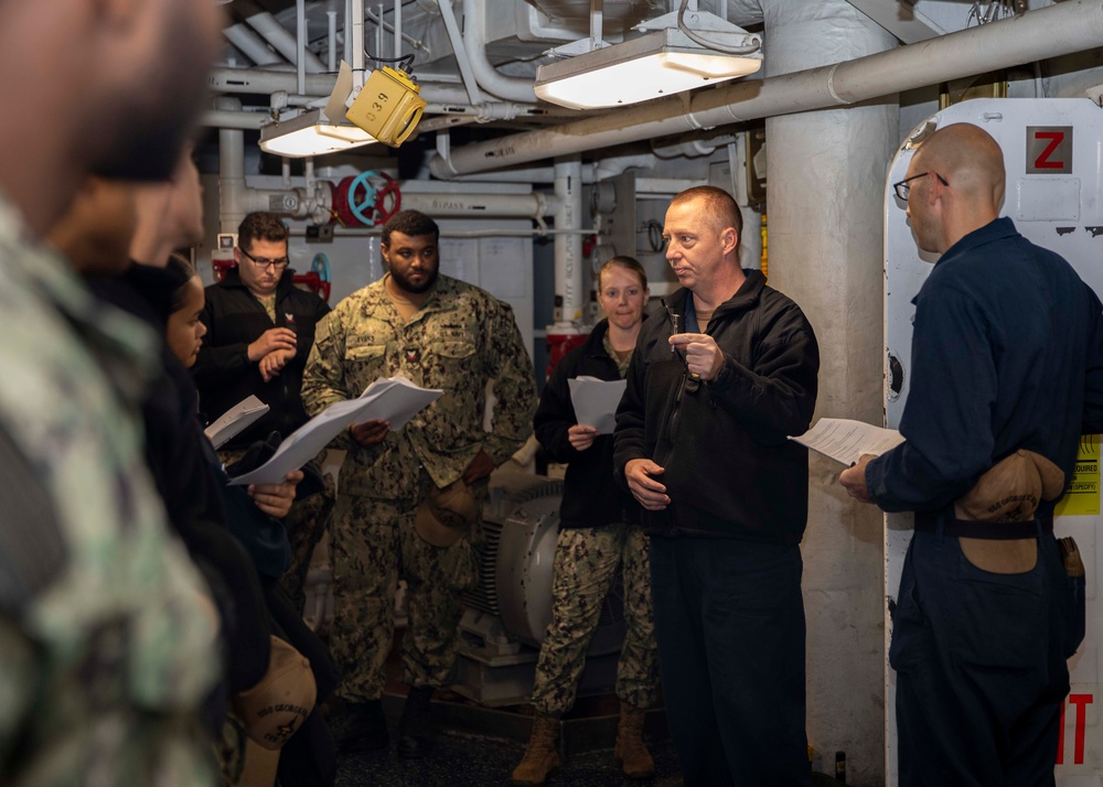 Daily Operations Aboard USS George H.W. Bush (CVN 77)