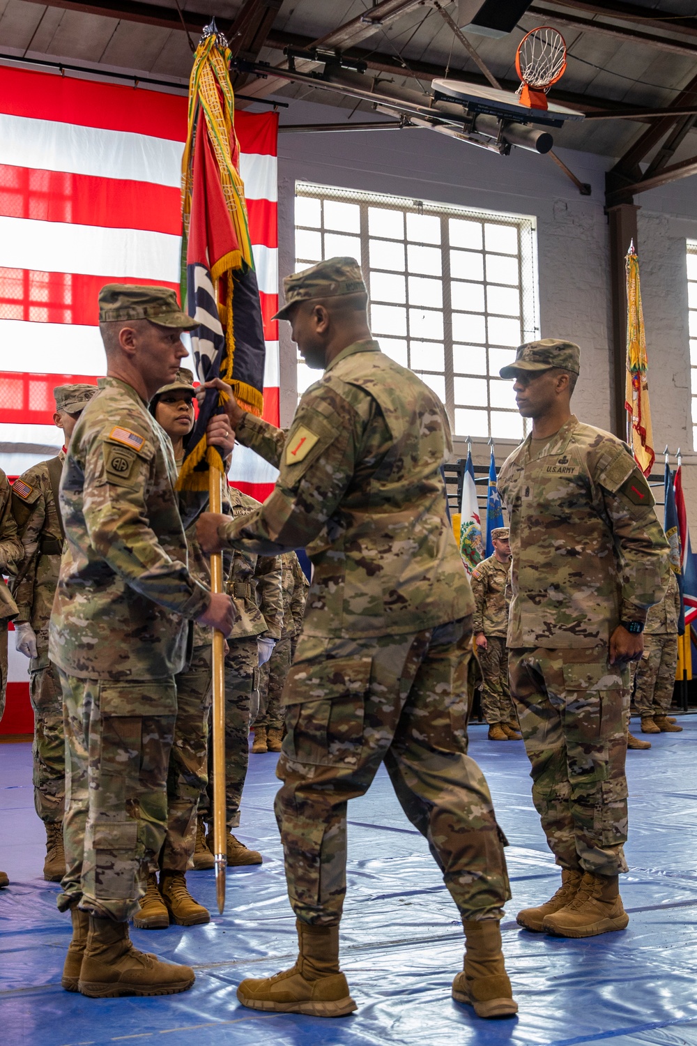 1st Infantry Division Sustainment Brigade receives new command sergeant major