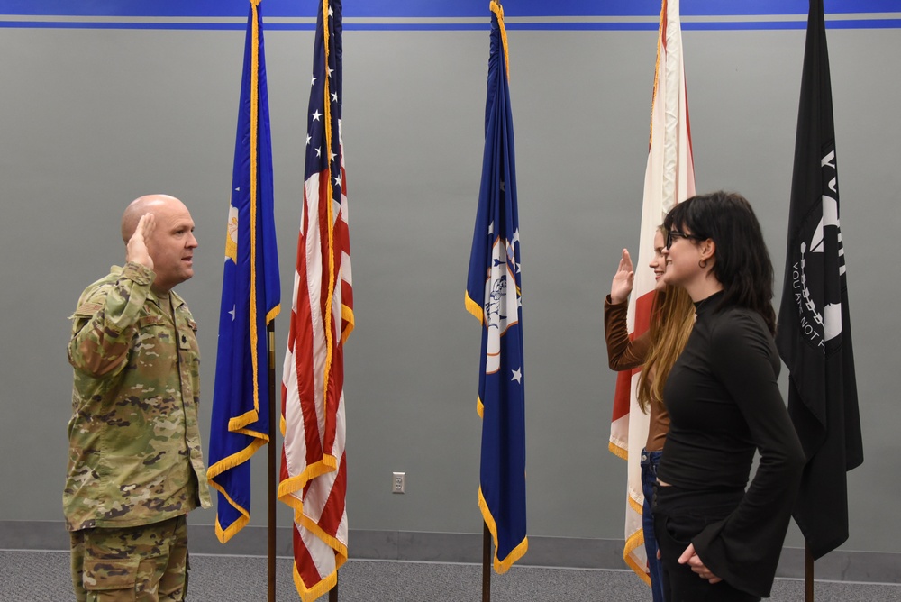 117th Intelligence Squadron enlists two new members