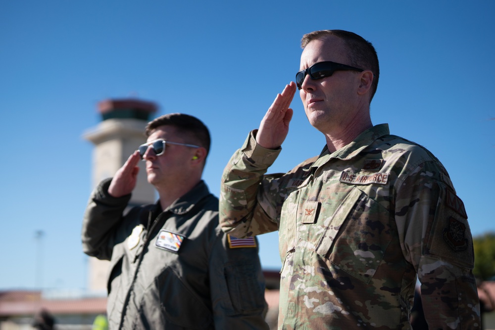 Travis AFB leadership delivers two new KC-46s to their new home 