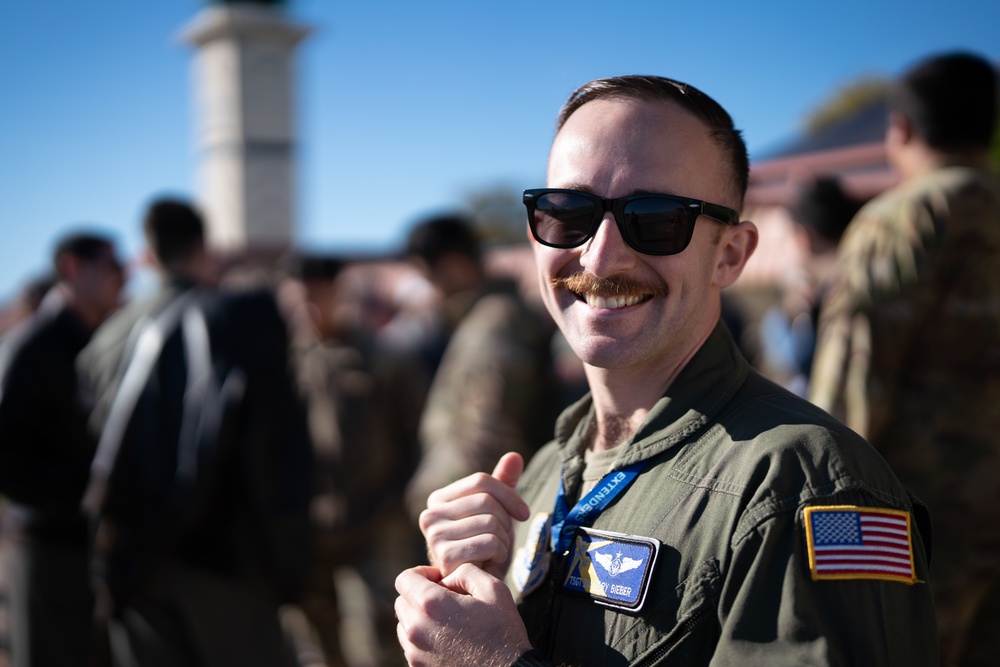 Travis AFB leadership delivers two new KC-46s to their new home 