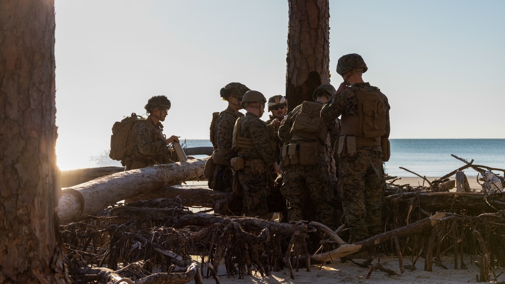 Marine Wing Support Squadron (MWSS) 273 conducts engineer operations at St. Phillips Island