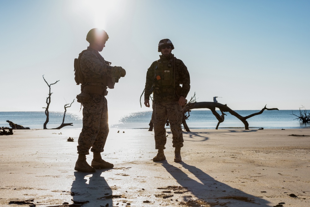 Marine Wing Support Squadron (MWSS) 273 conducts engineer operations at St. Phillips Island