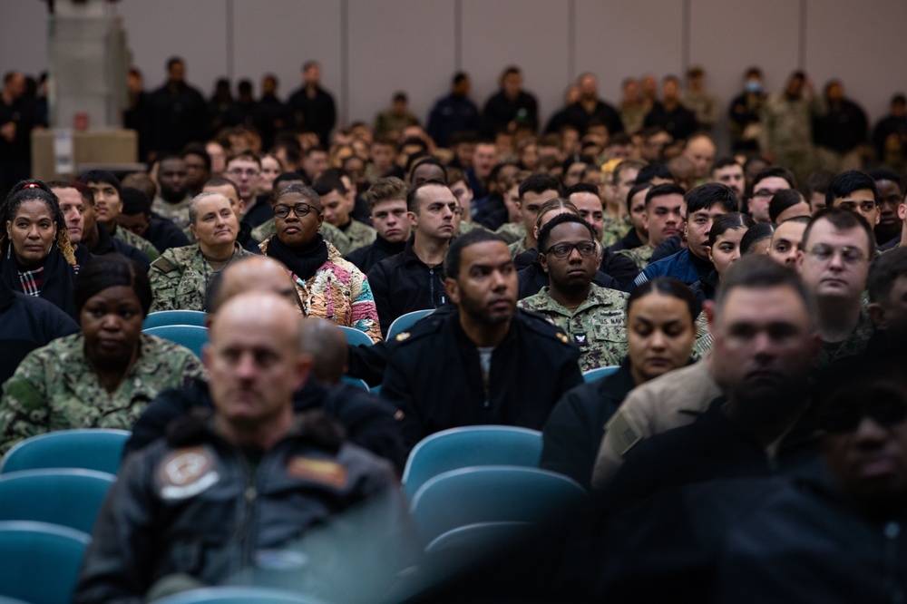 USS John C. Stennis (CVN 74) All Hands Call