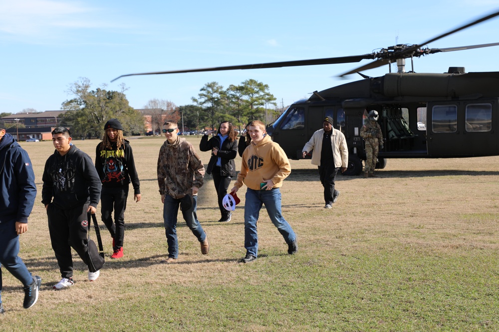 Columbus JROTC Visit